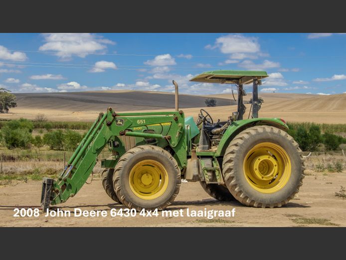 John deer 6430 Laaigraaftrekker
