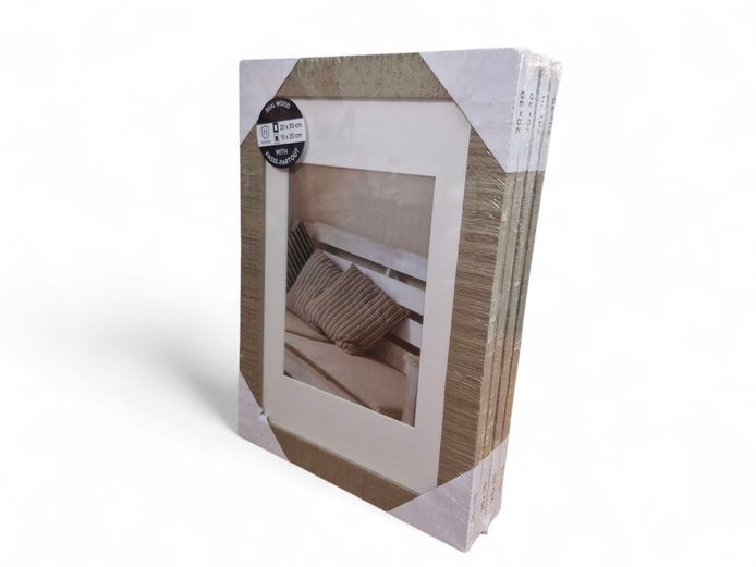 Real Wood Set of 4 Picture Frames (Brand New)
