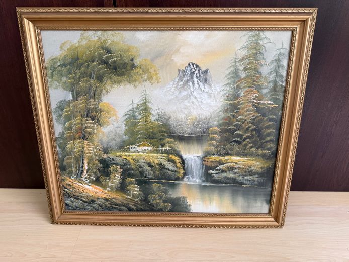 Old Painting - Framed 