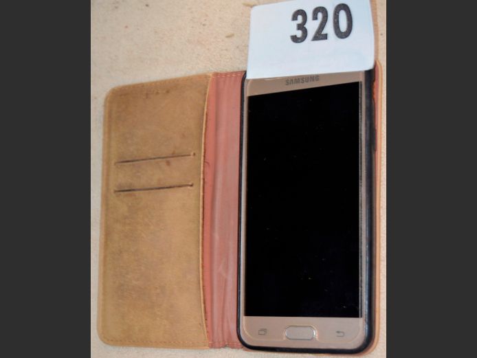 SAMSUNG SM-G570F CELLPHONE WITH COVER [Untested, no charger]