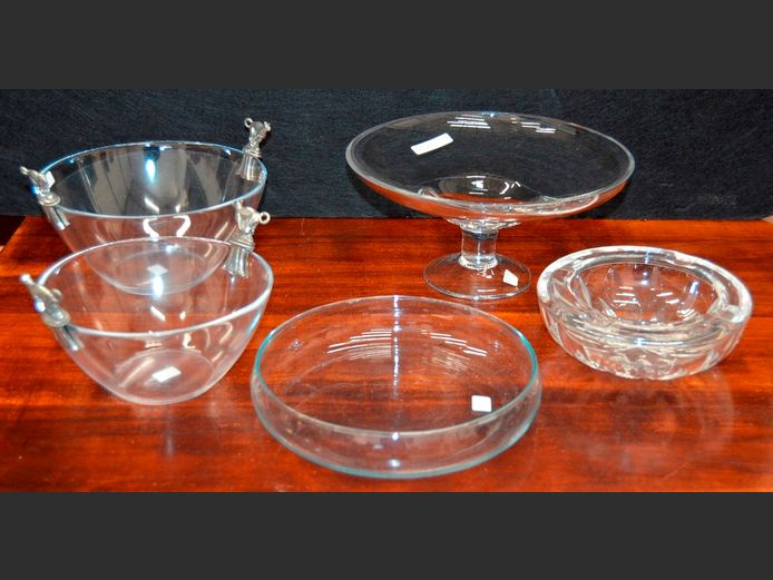 GLASS BOWLS, etc