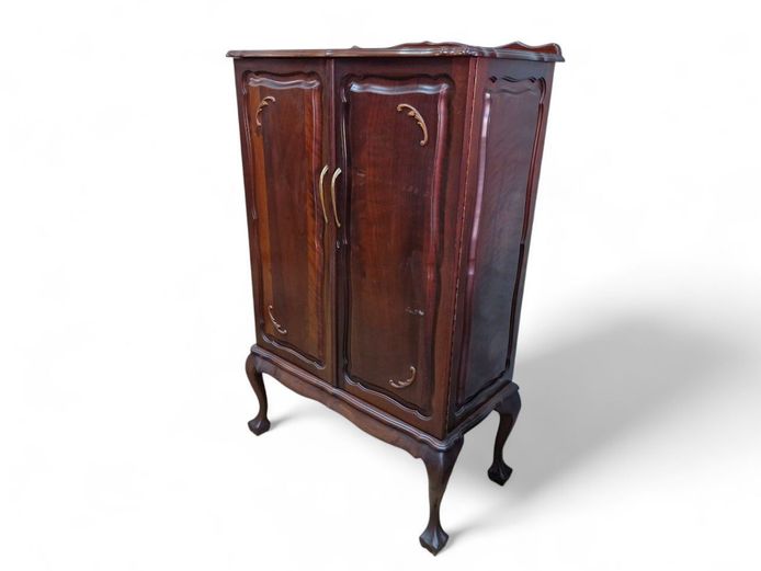 Antique Ball & Claw Drinks Cabinet
