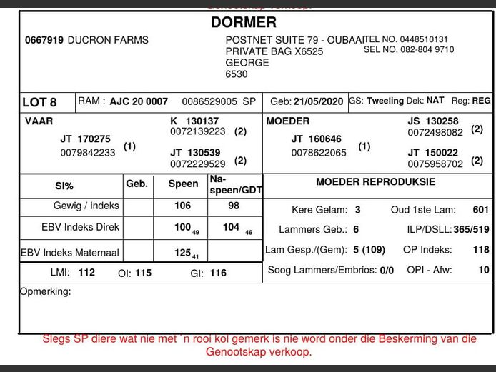 AJC 20 0007 - Ducron (Jacques Cronje)