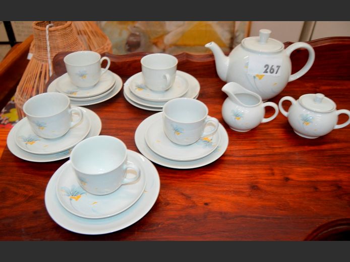ARZBERG 22-PIECE PART TEA SET