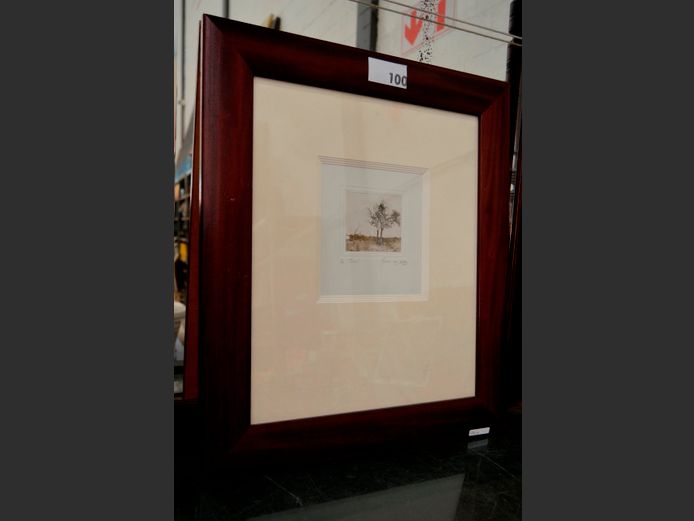 BRAAM KRUGER "TUMI" SIGNED, DATED & NUMBERED 31/180, 10 x 9cm