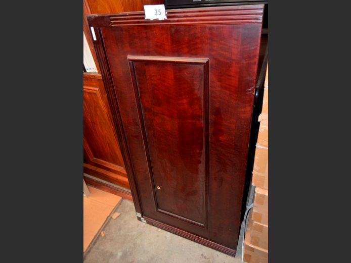 MAHOGANY WALL MOUNT ¾ HEADBOARD [Small hole to 1 section]