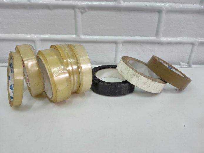 Assorted Bulk Lot of Adhesive Packaging & Masking Tape