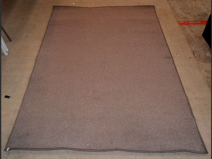 BROWN CARPET, 196 x 132cm