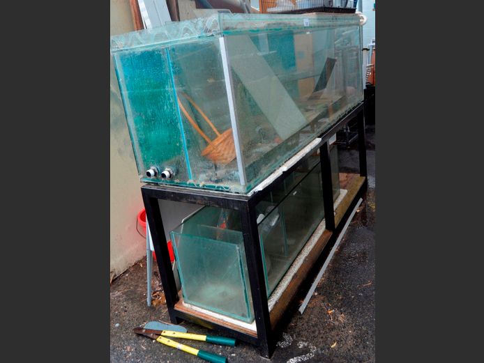 LARGE FISH TANK ON STAND & ANOTHER