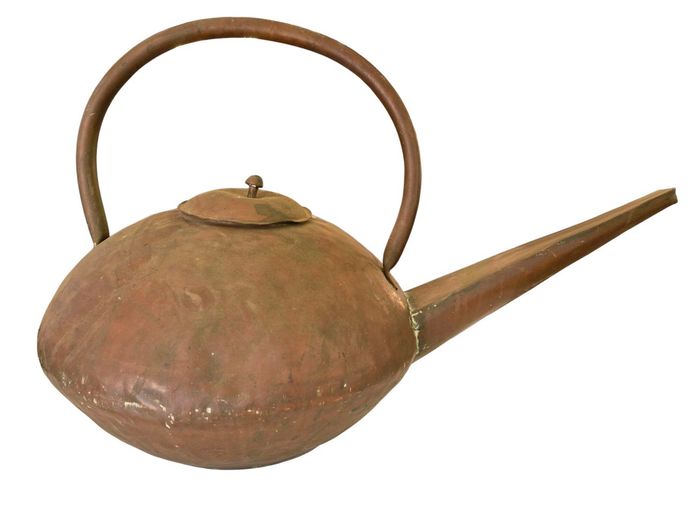 Large Antique Copper Kettle
