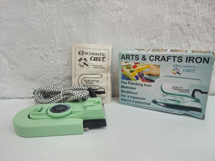 Green Encaustic Art Painting Iron Wax Craft Tool (Boxed)