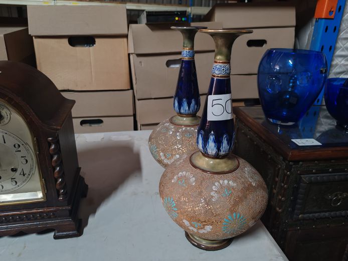 2x Large Slater Vases (STC)