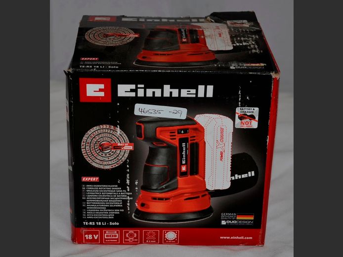 EINHELL TE-RS 18 LI SOLO CORDLESS ROTATING SANDER [In box, Battery & Charger Not Included]