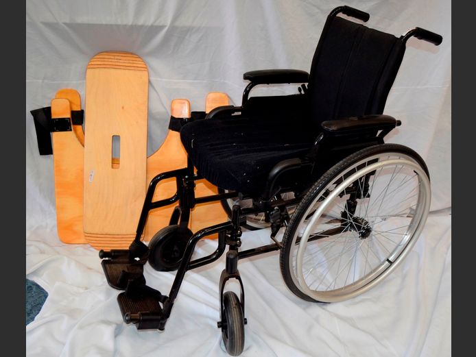 WHEELCHAIR WITH EXTRAS [As new]