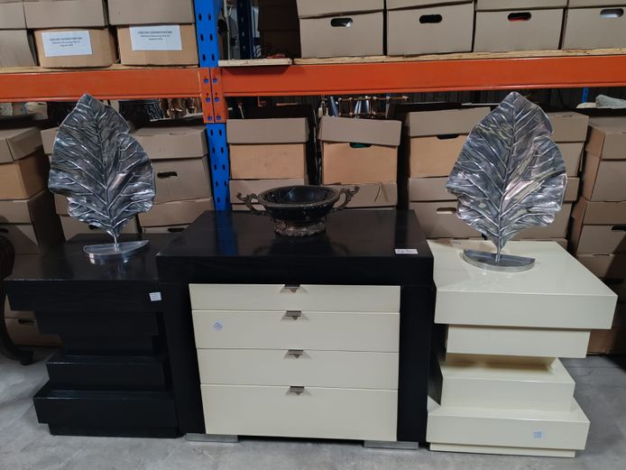4-Drawer Cabinet, Side Tables & Decorative Items (STC)