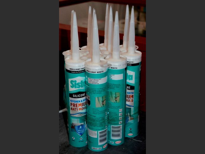 LOT OF 10: SISTA WHITE SILICONE TUBES
