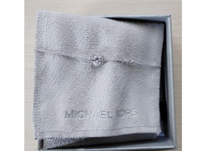 MICHAEL KORS WOMEN'S STERLING SILVER CHAIN BRACELET 