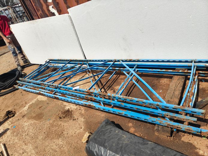 LOT HEAVY-DUTY SHELF FRAMES
