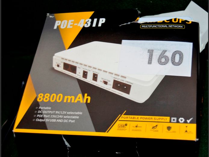 LOT: 2 x DC MINI UPS's [Untested]