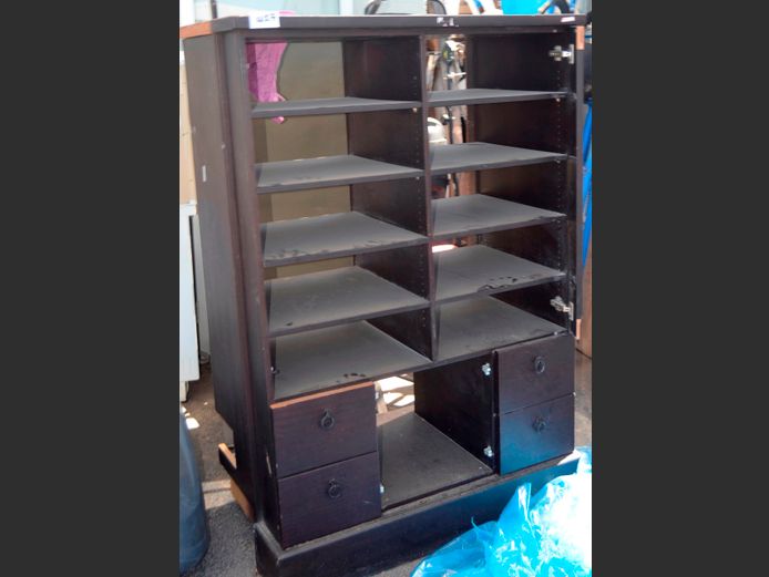 4-DRAWER MULTI-TIER SHELF, 106 x 62 x 155cm