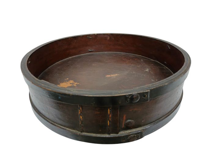 Antique Bentwood Grain Sifter Tray