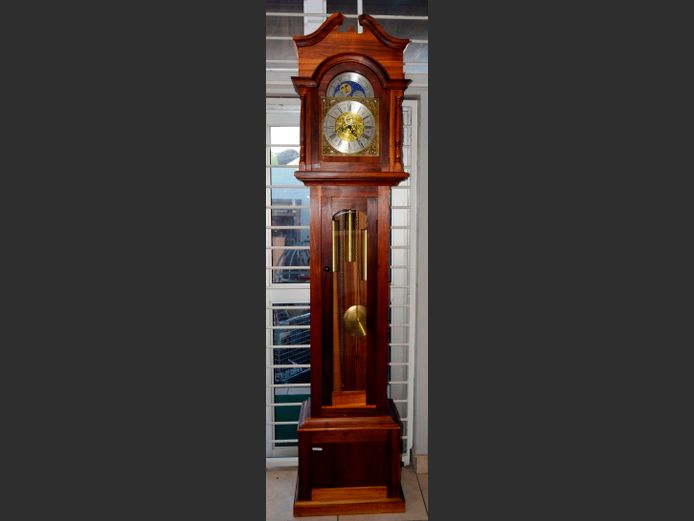 MEYER & FERREIRA BLACKWOOD GRANDFATHER CLOCK, 52 x 29 x 237cm
