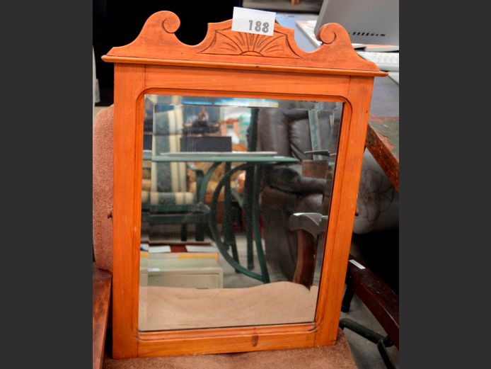 YELLOWWOOD FRAMED & BEVELLED MIRROR, 63 x 48cm