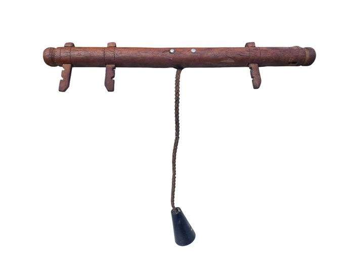 Repurposed Antique Oxwagon Yoke Pendant Light