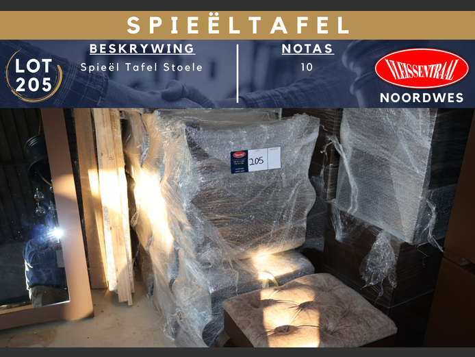 SPIEELTAFEL STOELE