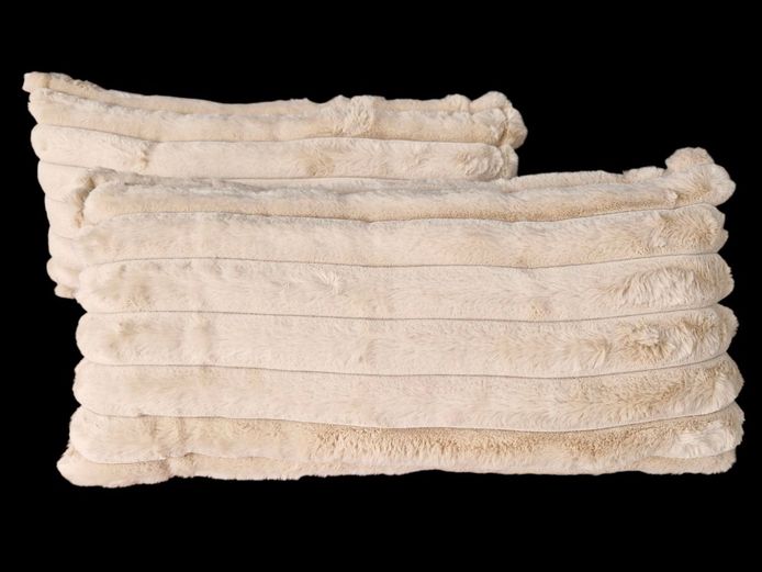 CosyCloud Faux Fur Pillows (Brand New)