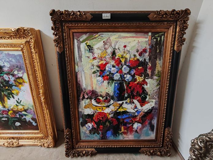 Framed Painting - flowers (STC)