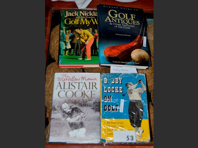 LOT: BOBBY LOCKE ON GOLF 1st EDITION BOOK & OTHERS
