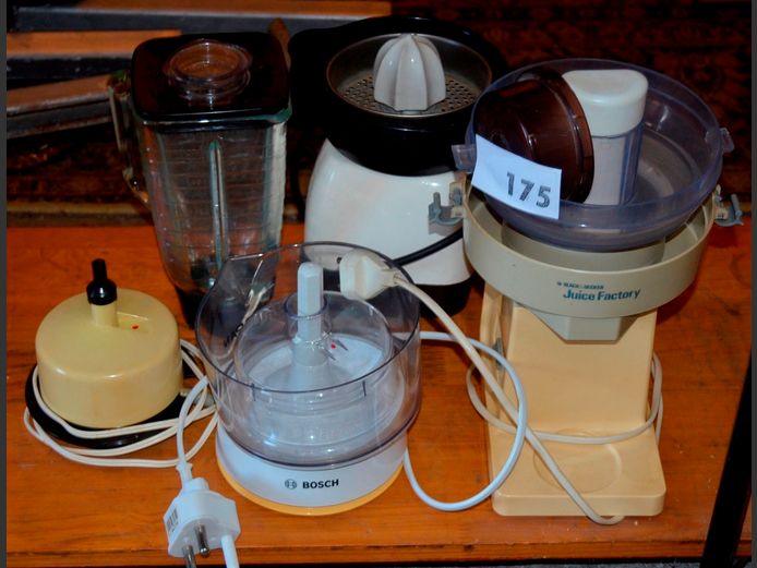 OUTSPAN JUICER, JUICE FACTOR JUICER, etc [, Untested, No plugs]