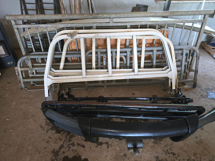ASSORTED VAN RAILS + BUMPERS 