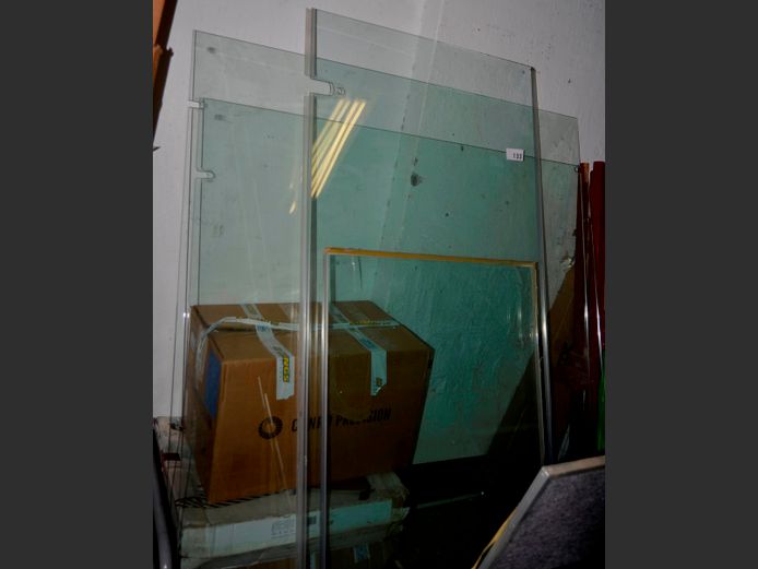 LOT: GLASS SHOWER PANELS