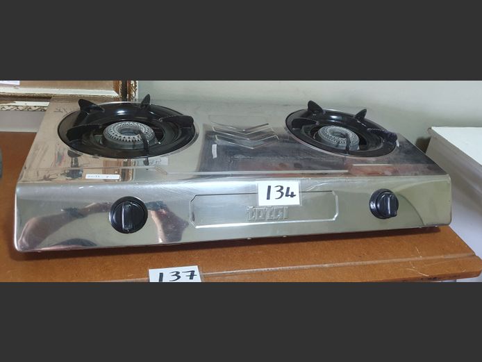 TOTAL 2-BURNER TABLE TOP GAS STOVE
