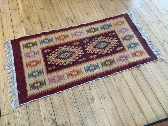Kilim style small area rug
