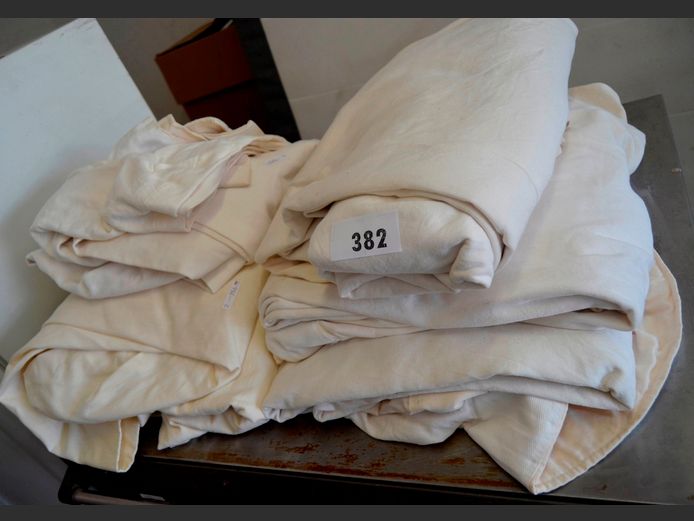 SET OF 5 DROPS BEIGE CURTAINS