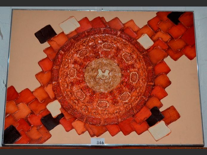 MAYAN ABSTRACT, 100 x 75cm