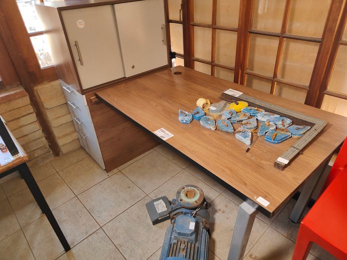 DESK & CABINETS