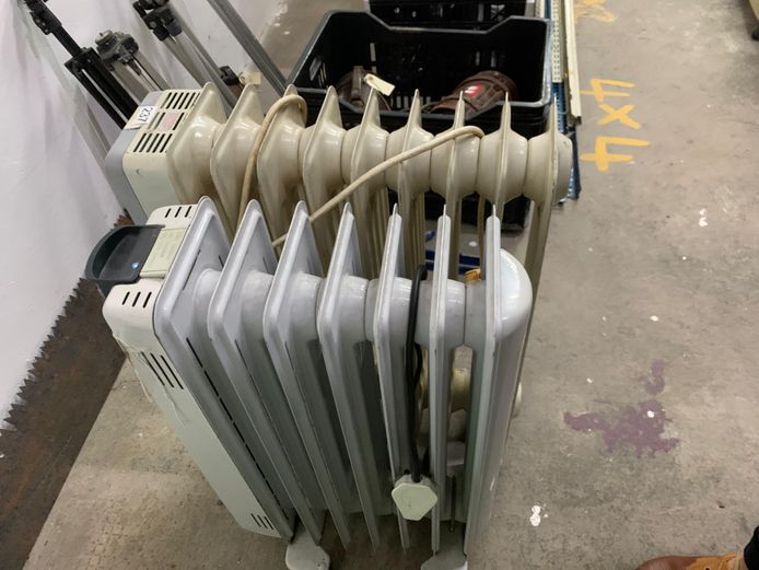 2 x Oil Fin Heaters 