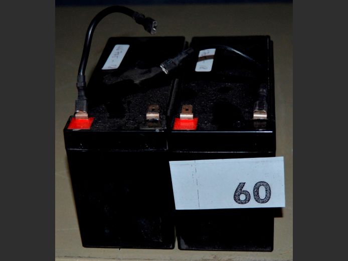 PAIR 12V GARAGE DOOR MOTORS [Untested, need charging]