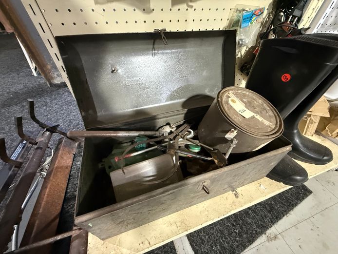 Toolbox with Content + Gumboots 