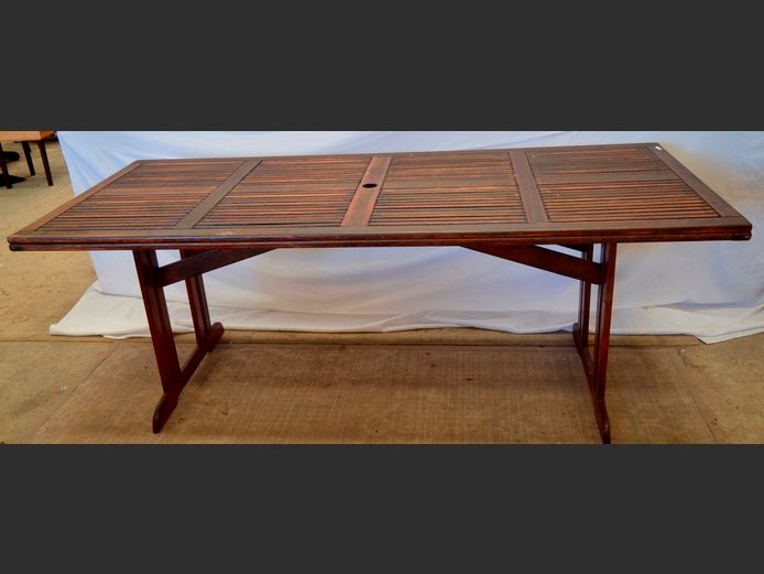 MERANTI PATIO TABLE, 103 x 87 x 74cm