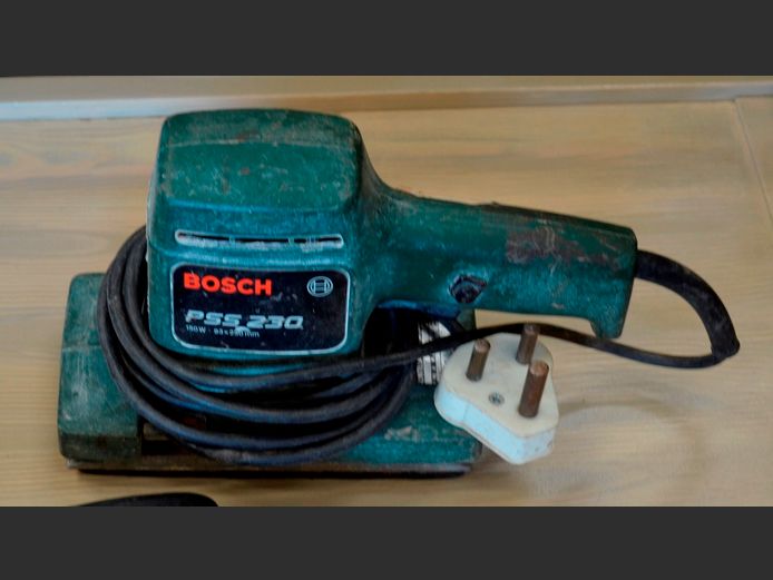 BOSCH ORBITAL SANDER [Switches on, untested further]