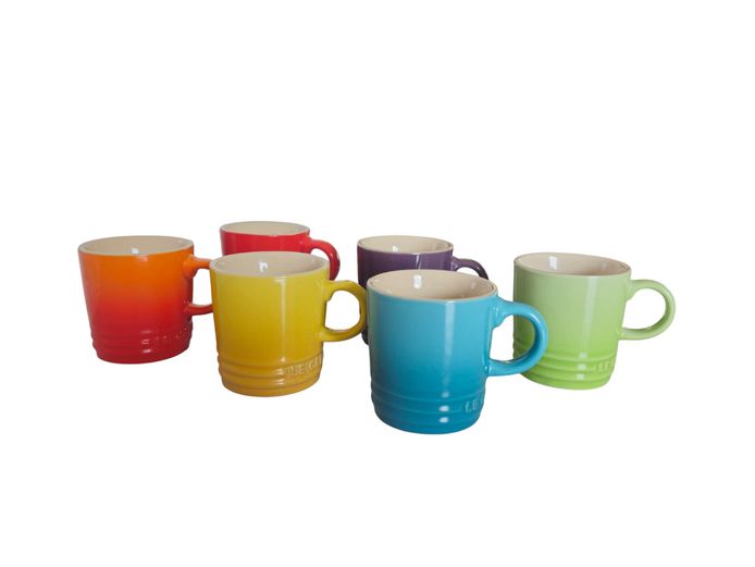 Le Creuset Enameled Stoneware Espresso Mugs – Set of 6 