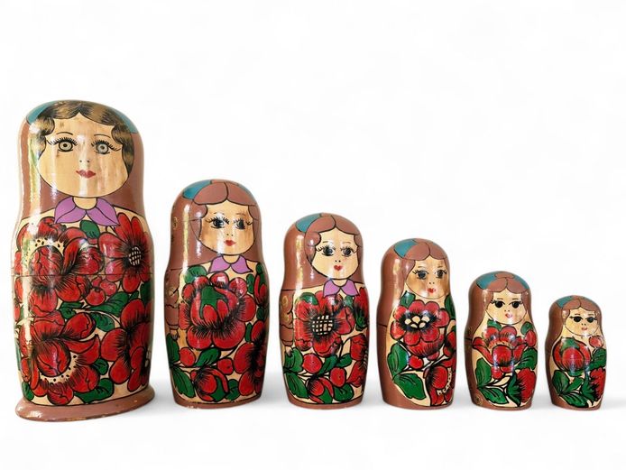 Vintage Set of Matryoshka Dolls