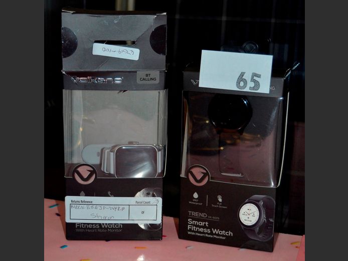 LOT OF 2: VOLKANO SMART FITNESS WATCHES [Untested]