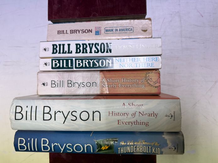 Bill Bryson Set of 6 Books 