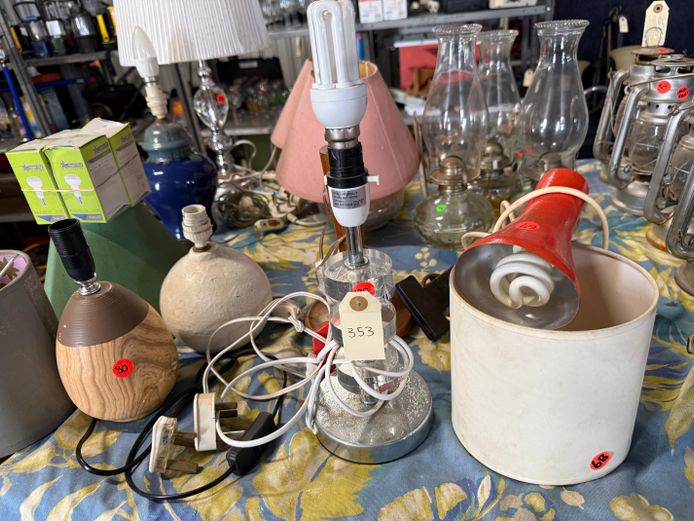 Lot of Lamps + Lamp Shades